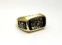Anillo de Graduación oro 14 kilates, Personalizado con logotipos, peso aproximado 20 gramos.
